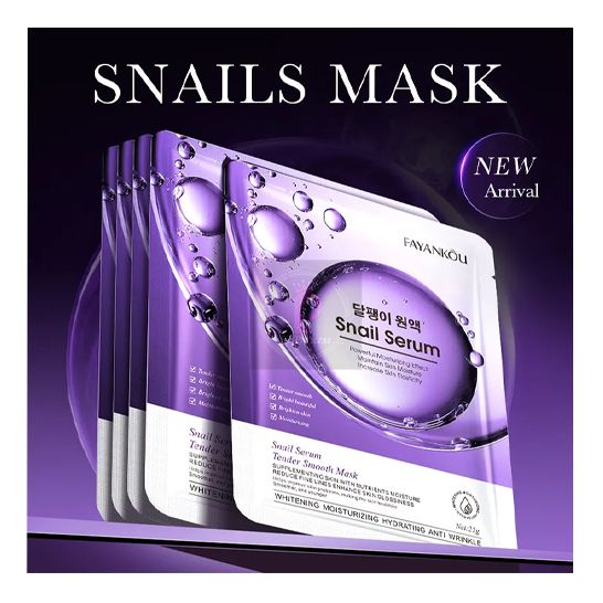 Fayankou Snail Serum Tender Smooth Facial Mask - 25gm