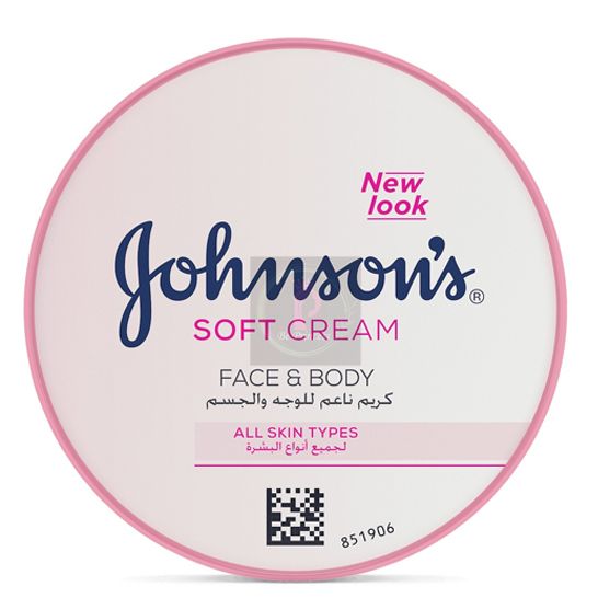 Johnson's 24 Hour Moisture Soft Cream for Face and Body - 200ml