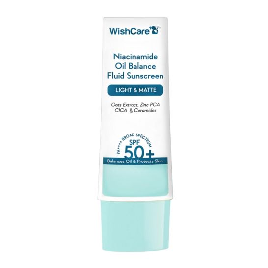 Wishcare 5% Niacinamide Oil Balance Fluid Sunscreen SPF50 PA++++ (50gm)