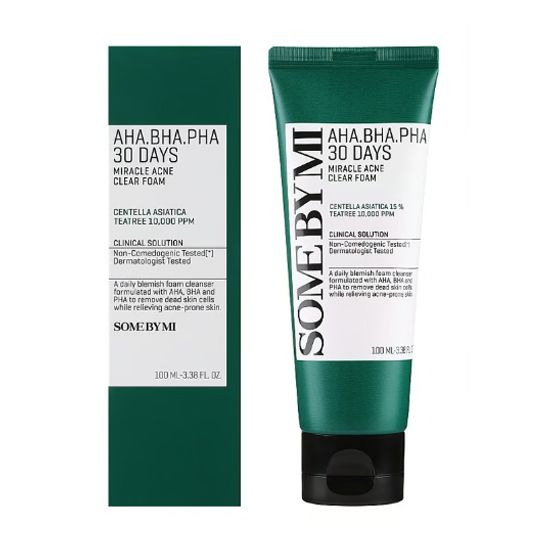 Some By Mi AHA BHA PHA 30 Days Miracle Acne Clear Foam - 100ml