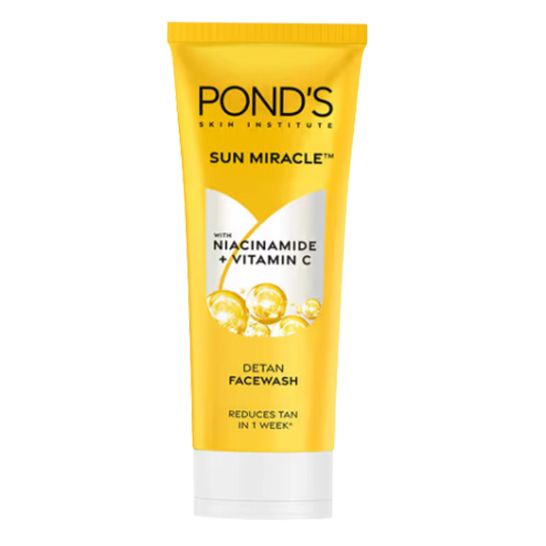 Pond's Sun Miracle Detan Facewash, With Niacinamide & Vitamin C - 100g