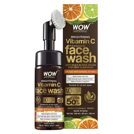 Wow Brightening Vitamin C Foaming Face Wash - 150ml