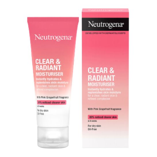 Neutrogena Clear & Radiant Oil Free Moisturiser - 50ml