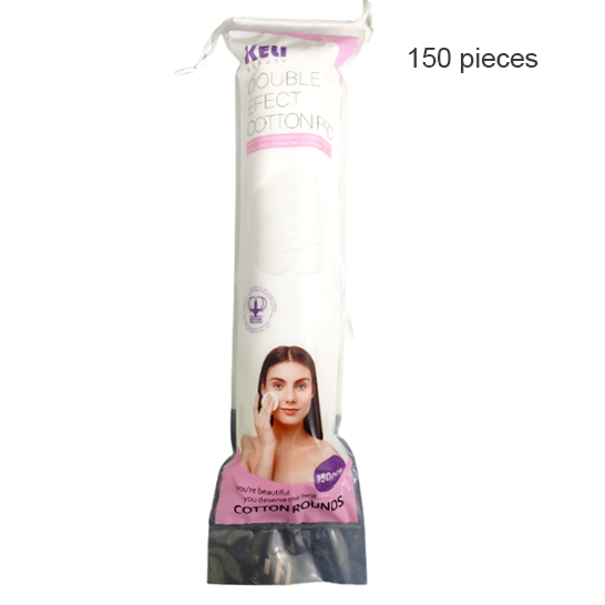 Keli Beauty Double Effect Cotton Rounds Prd 150pieces