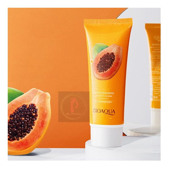 Bioaqua Papaya Purifying Moisturizing Cleanser - 100g