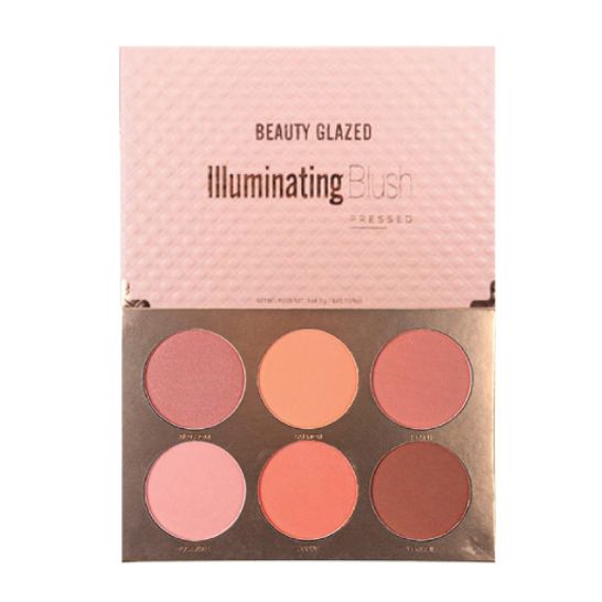 Beauty Glazed 6 Colors Illuminating Blush Palette