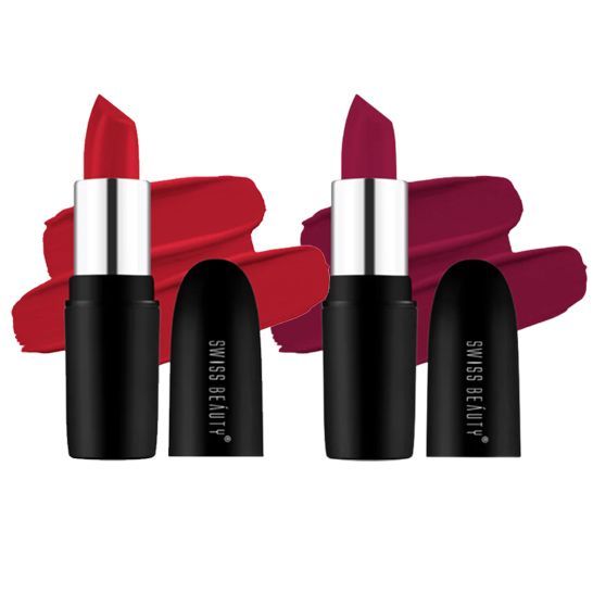 Swiss Beauty Pure Matte Lipstick - 3.8g