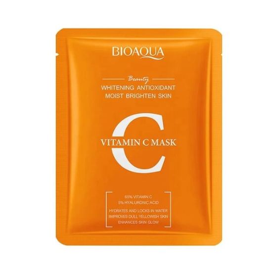 Bioaqua Vitamin C Whitening Antioxidant Moist Brighten Skin Facial Mask - 25g