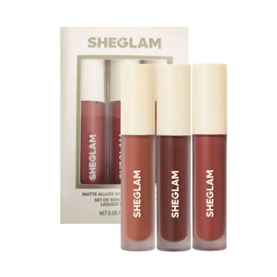 Sheglam Matte Allure Liquid Lipstick 3pieces Set