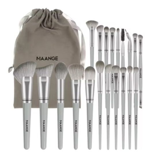 Maange Pro Makeup Brush 20 Pieces Gray Color