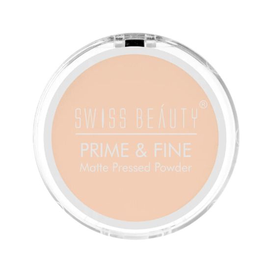 Swiss Beauty Prime & Fine Matte Pressed Powder - 8g