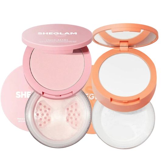 Sheglam Insta-Ready Face & Under Eye Setting Powder Duo - 7g