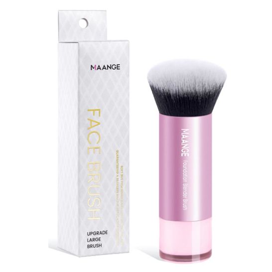 Maange Single Face Brush Upgrade Large Foundation Blender Brush Pink